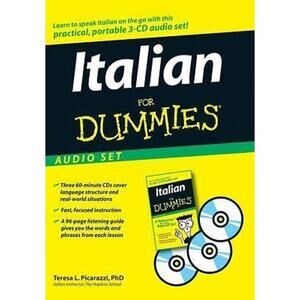 Italian for Dummies 3-CD Audio Set with 96-Page Guide Book